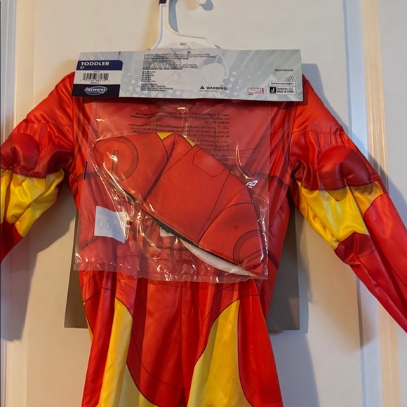 NWT Kid toddlers unisex Halloween marvel costume iron man super hero 2T - Picture 4 of 4